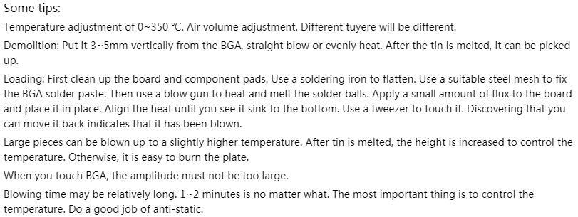 BGA ремонт машины BGA repair machine usage