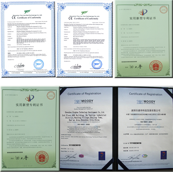 CE и Патерн для BGA REWORK STATION