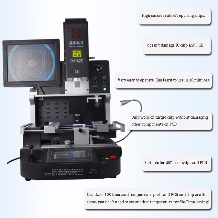 Dinghua Optical alignment BGA Rework Station for repair SMD mobile laptop cpu DH-A2E